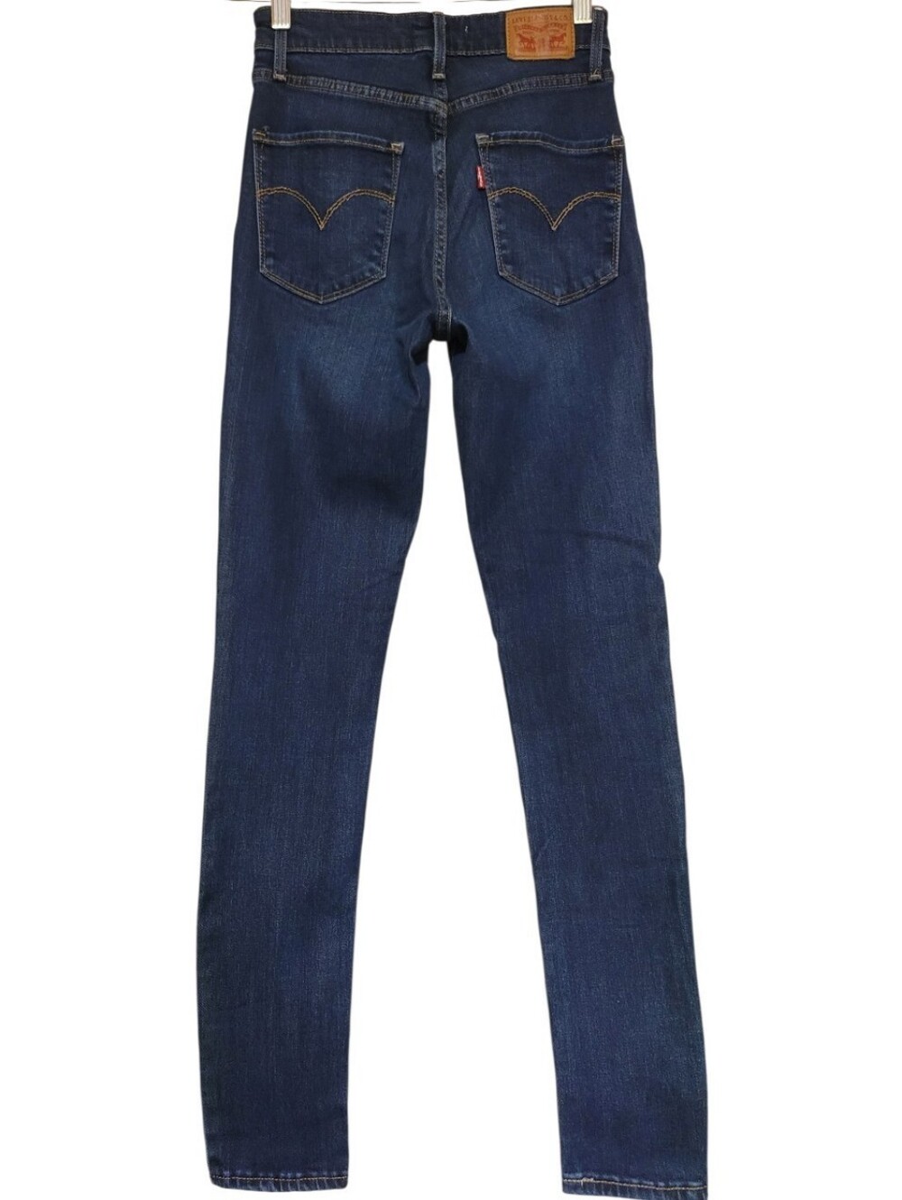 Levi's 721 High Rise Skinny Jeans Dark Wash Womens Size 26, Measures 26x31 - Picture 3 of 7